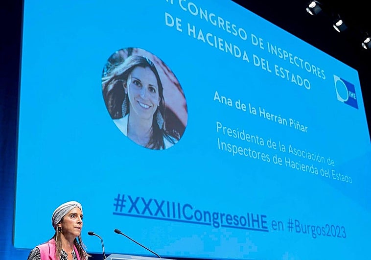 La presidente de la Asociación de Inspectores de Hacienda, Ana de la Herrán