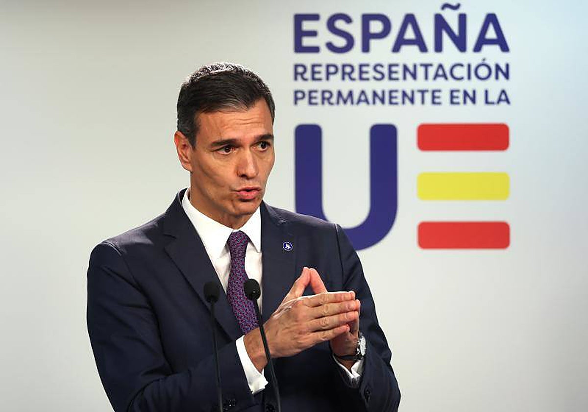El presidente del Gobierno en funciones, Pedro Sánchez