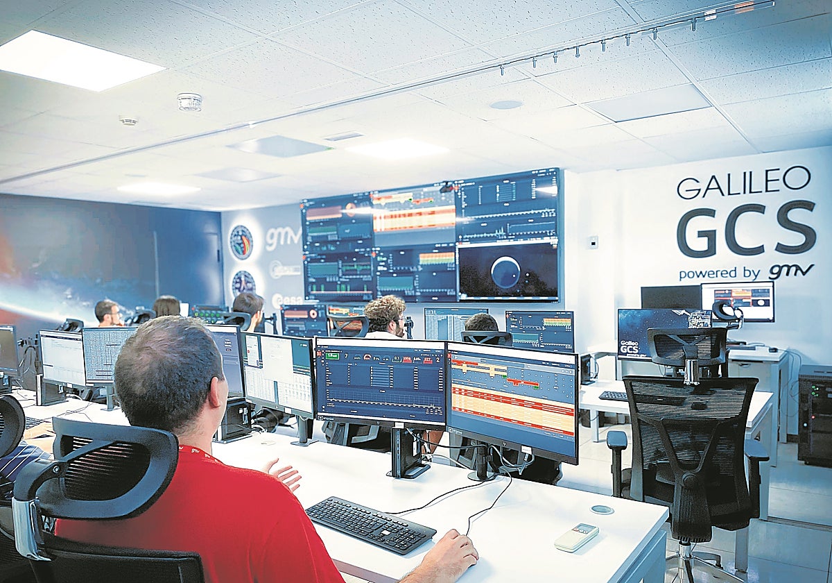 Personal de GMV trabaja en el proyecto Galileo Ground Control Segment tras el último contrato suscrito entre la compañía y la Agencia Espacial Europea