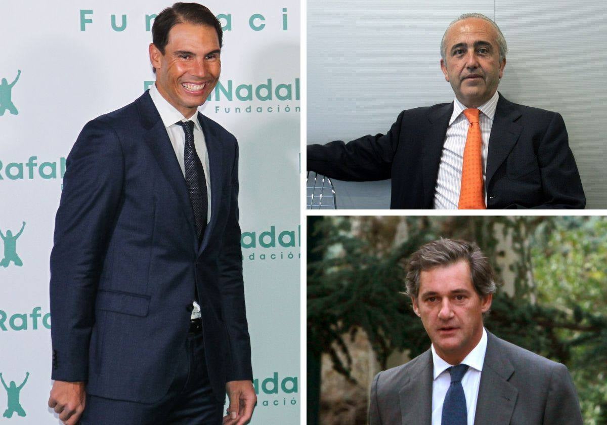 Rafael Nadal, Antonio Pellicer y José Manuel Entrecanales