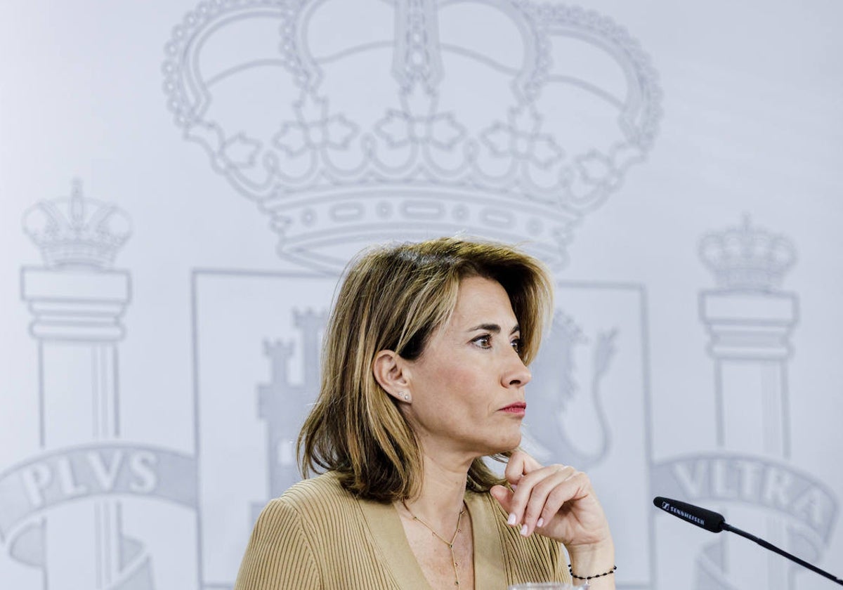 Raquel Sánchez, ministra de Transportes