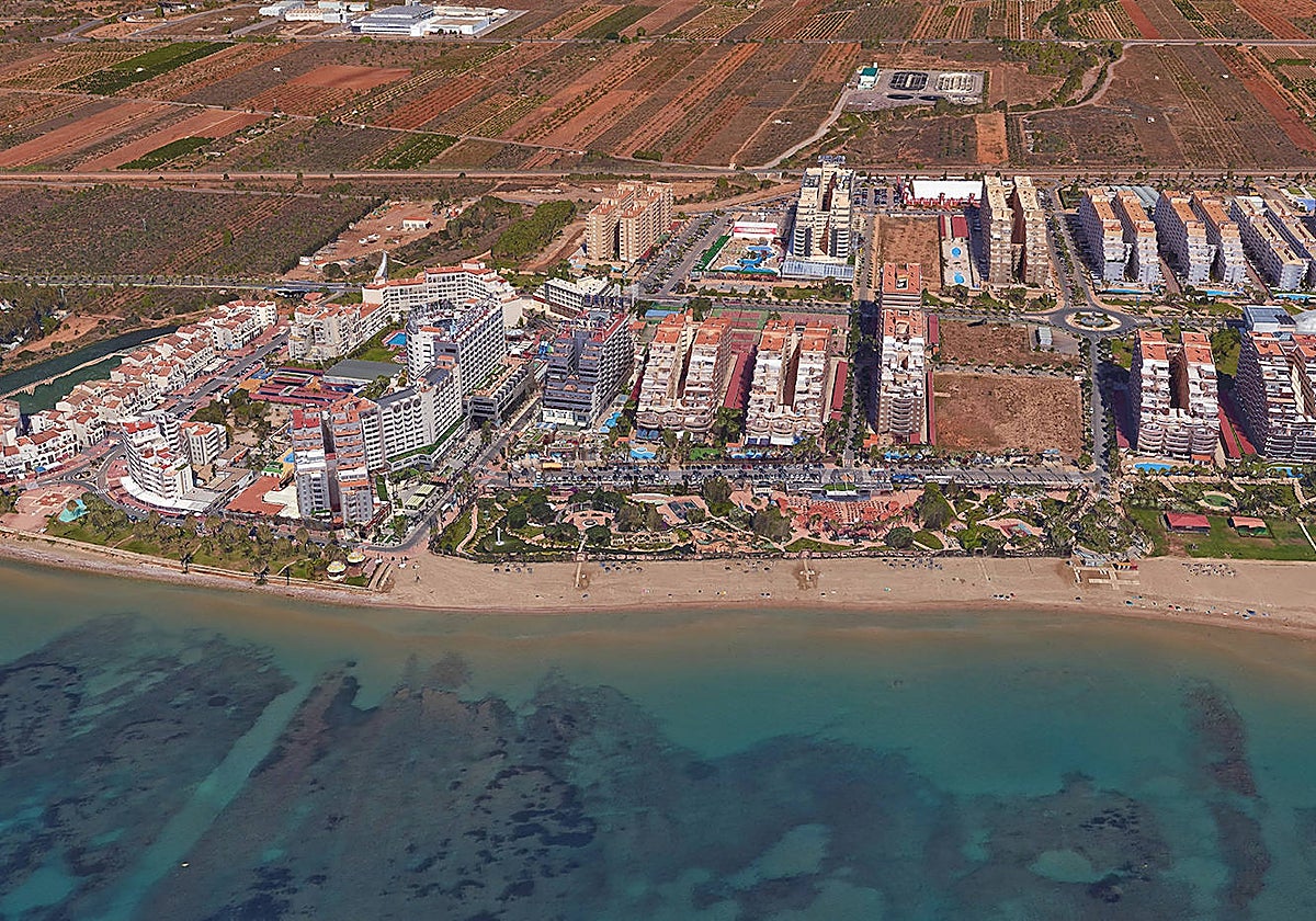 Vista aérea del complejo turístico de Marina d'Or