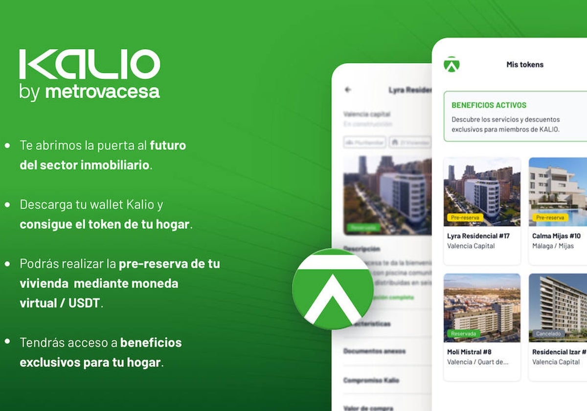 KALIO by Metrovacesa, el primer &#039;wallet&#039; inmobiliario para clientes con moneda virtual