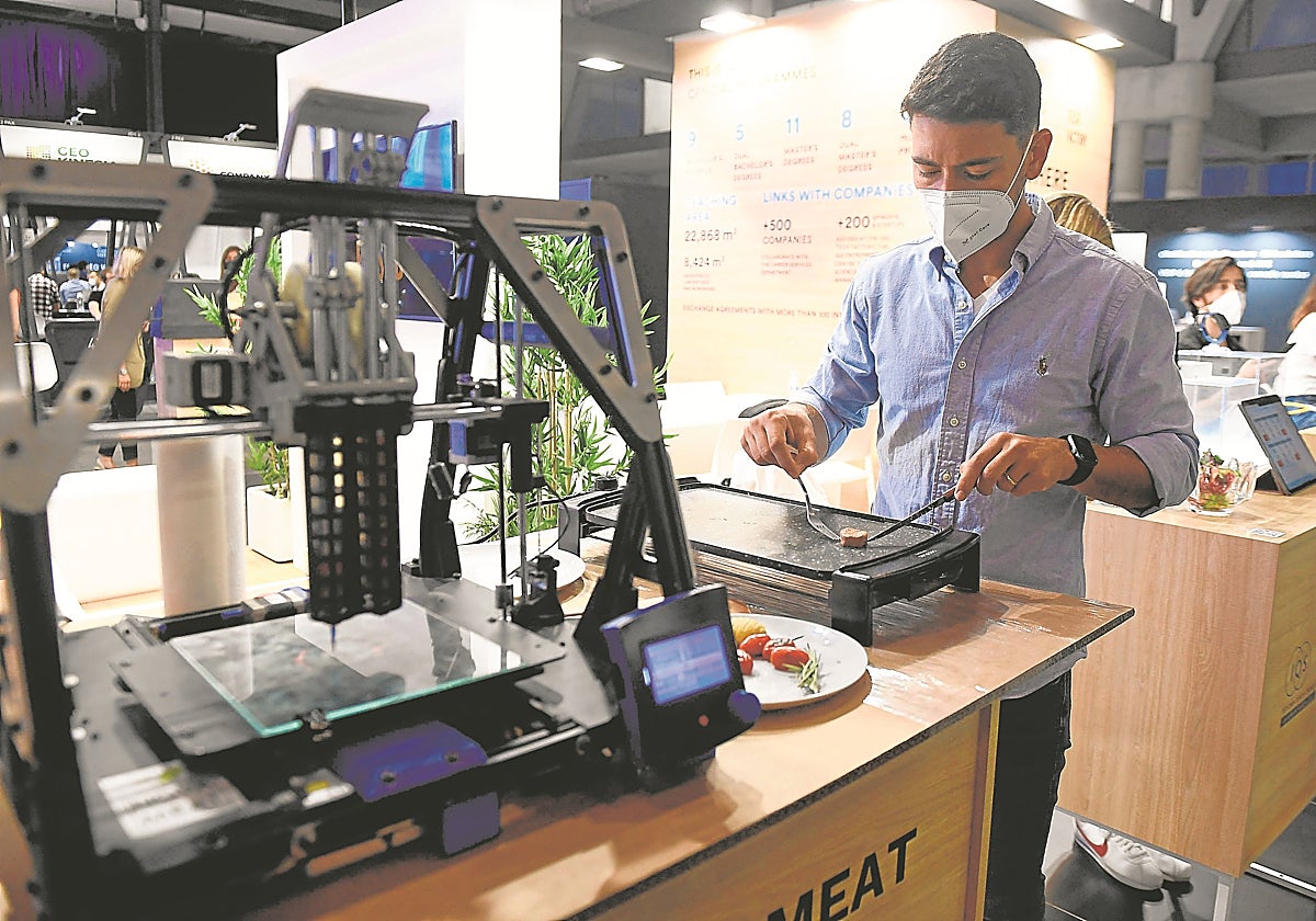 La tecnología de la startup Novamea imprime proteínas de origen vegetal que imitan la textura de la carne de vaca