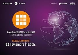 Premios CIONET Vocento 2023 en Tech y Digital Excellence