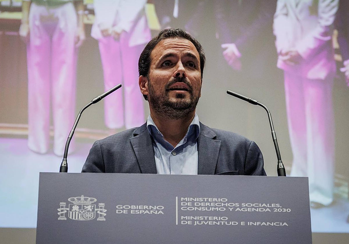 Alberto Garzón, ya exministro de Consumo