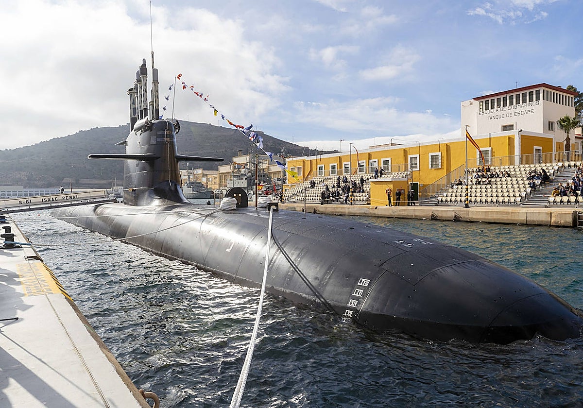 La empresa pública Navantia hace entrega a la Armada del submarino S-81 Isaac Peral