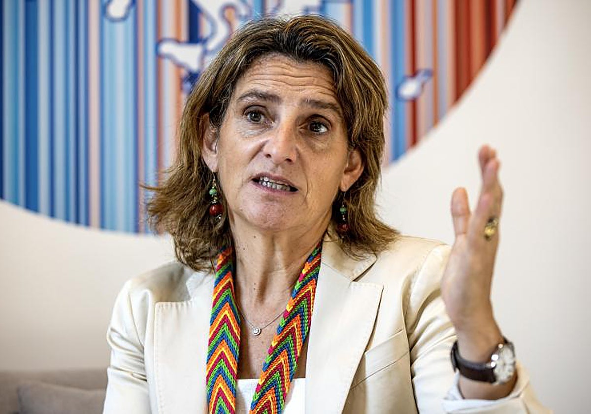 Teresa Ribera, en la COP28