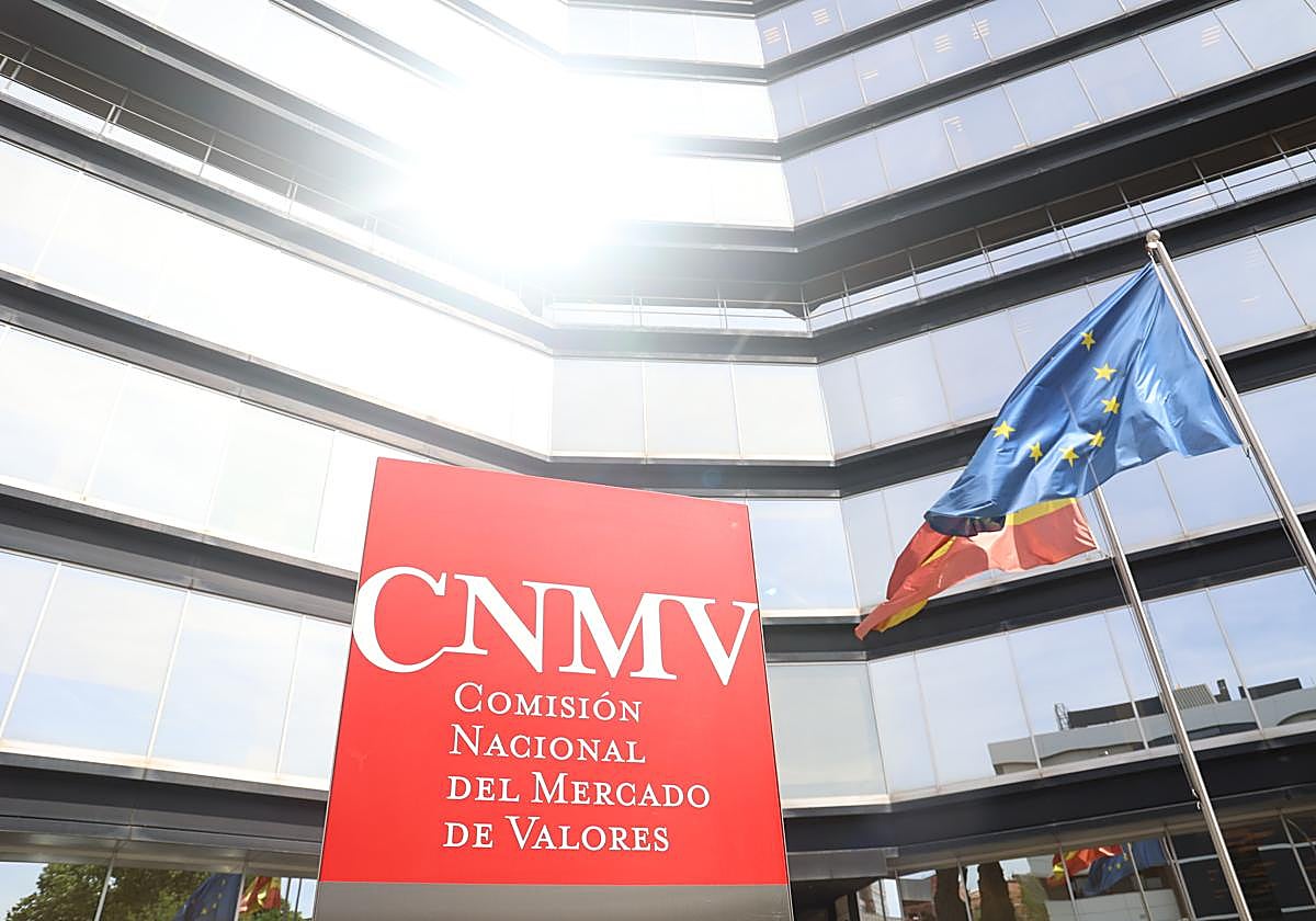 Fachada de la Comisión Nacional del Mercado de Valores