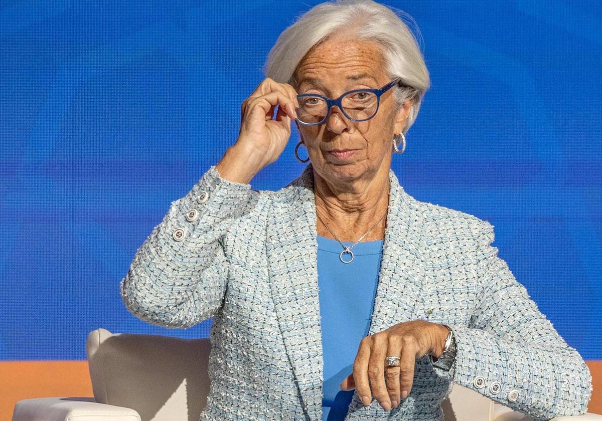 La presidenta del BCE, Christine Lagarde