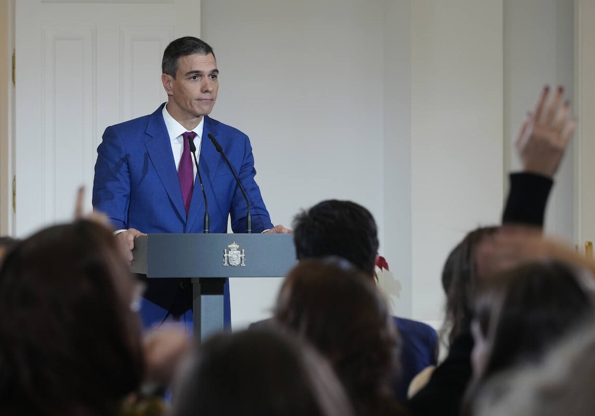 Rueda de prensa del presidente del Gobierno, Pedro Sánchez
