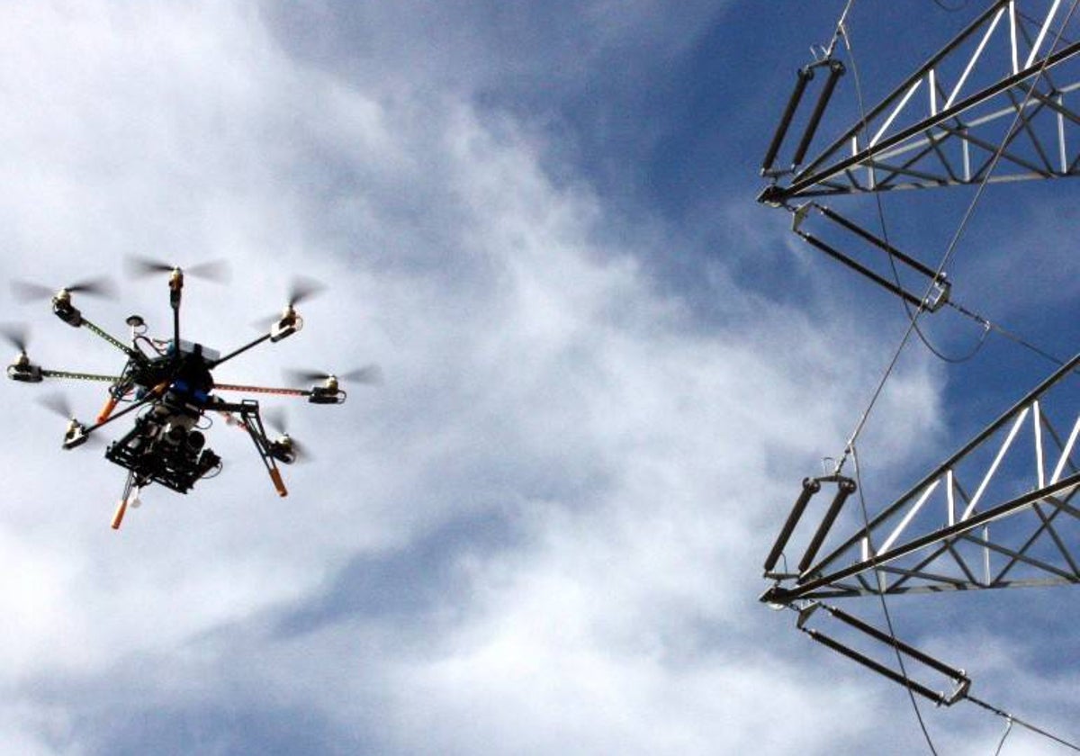 Los drones de Endesa para revisar sus instalaciones