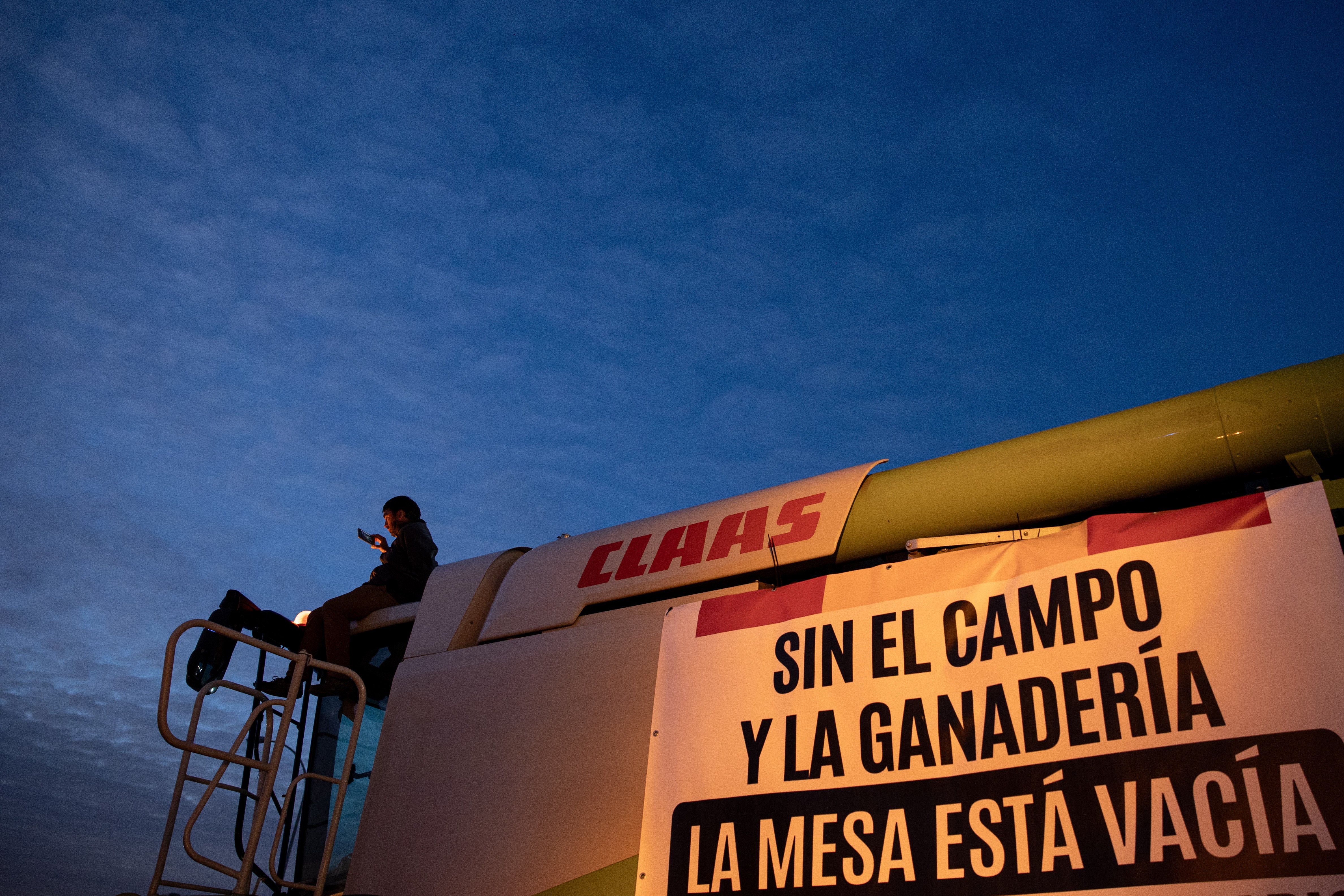 La tractorada de Madrid, en imágenes