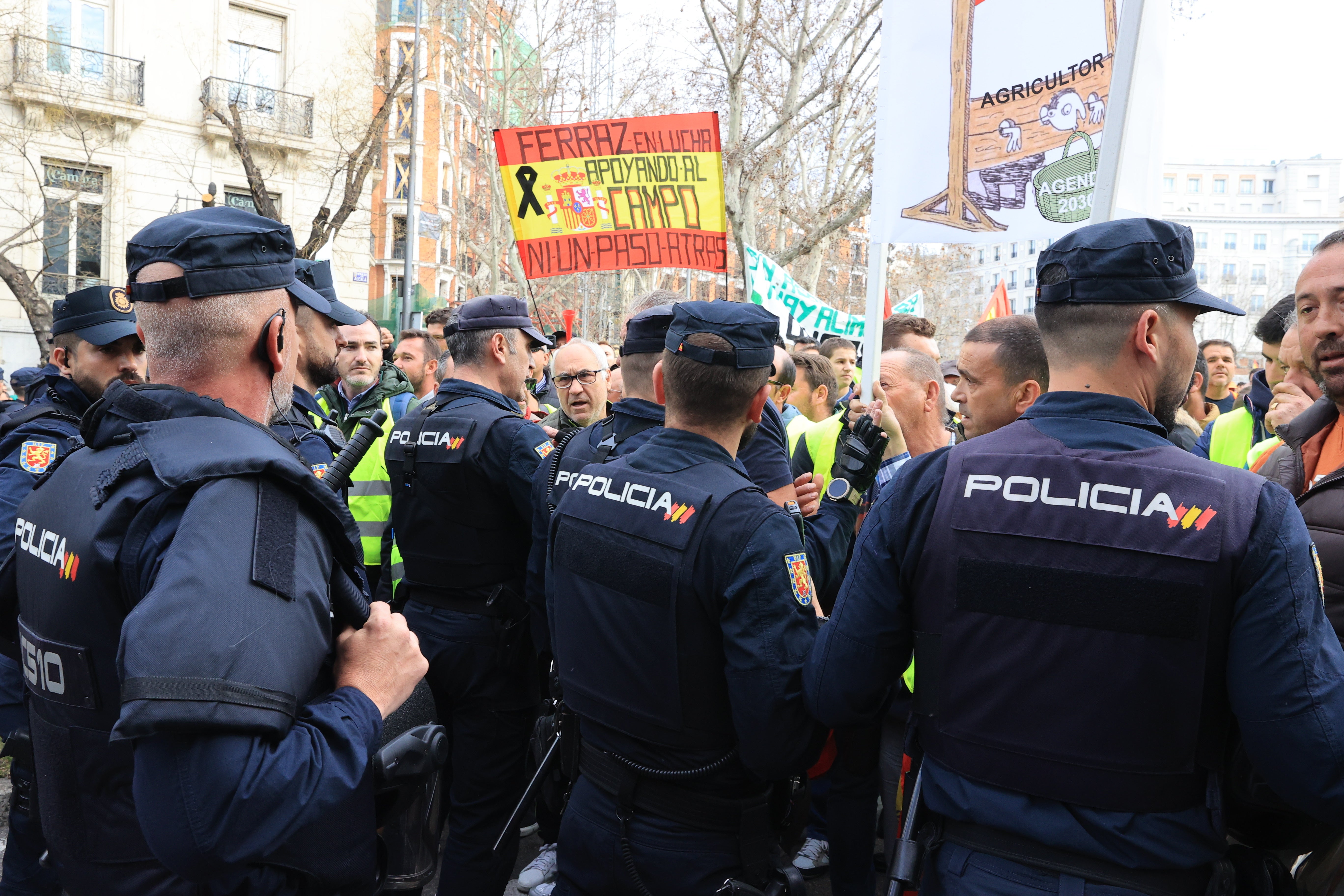 La tractorada de Madrid, en imágenes