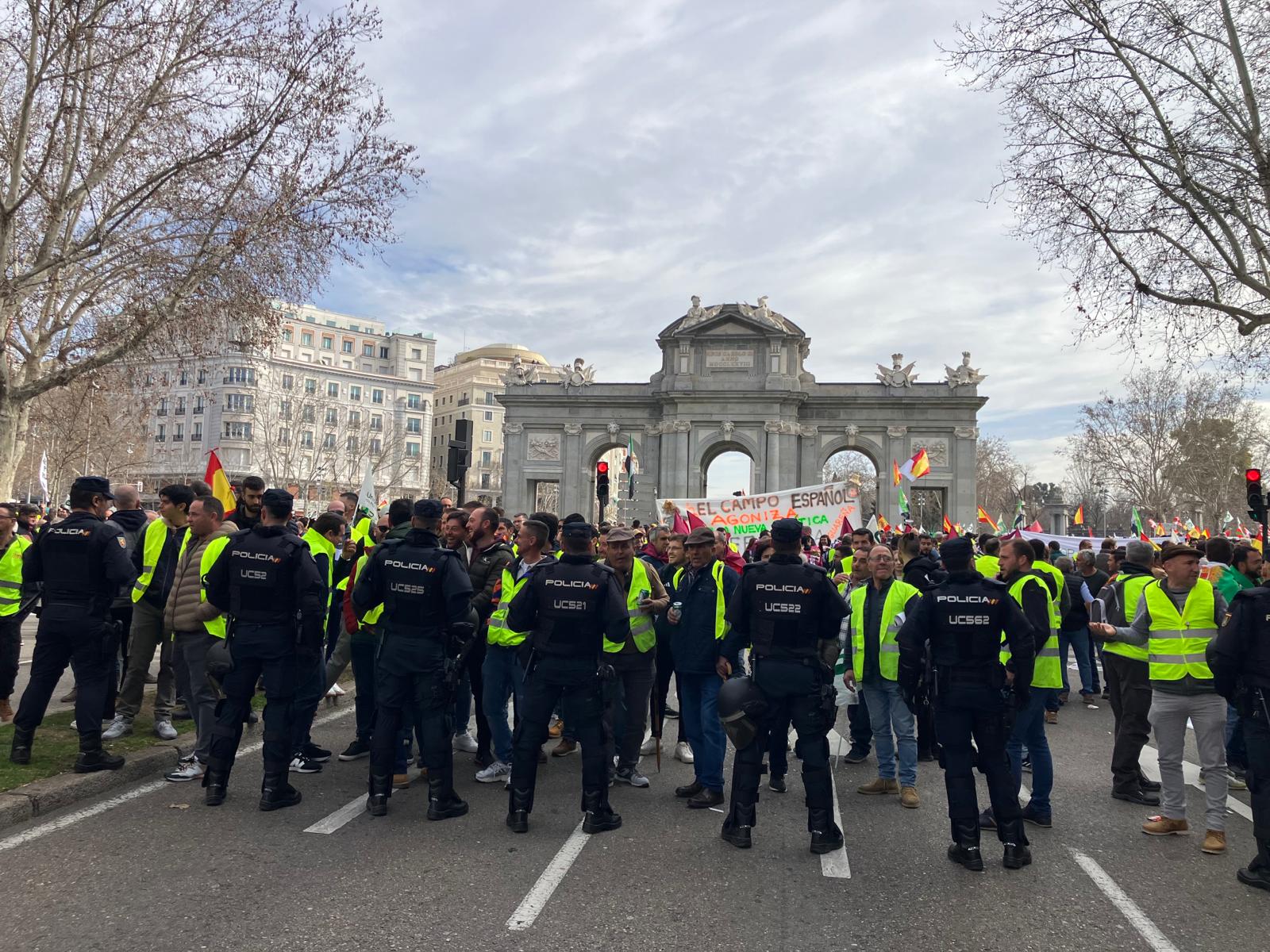 La tractorada de Madrid, en imágenes