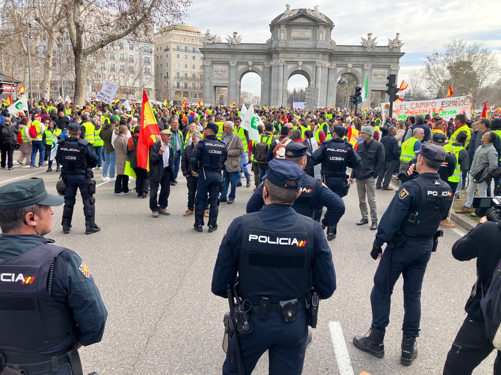 La tractorada de Madrid, en imágenes