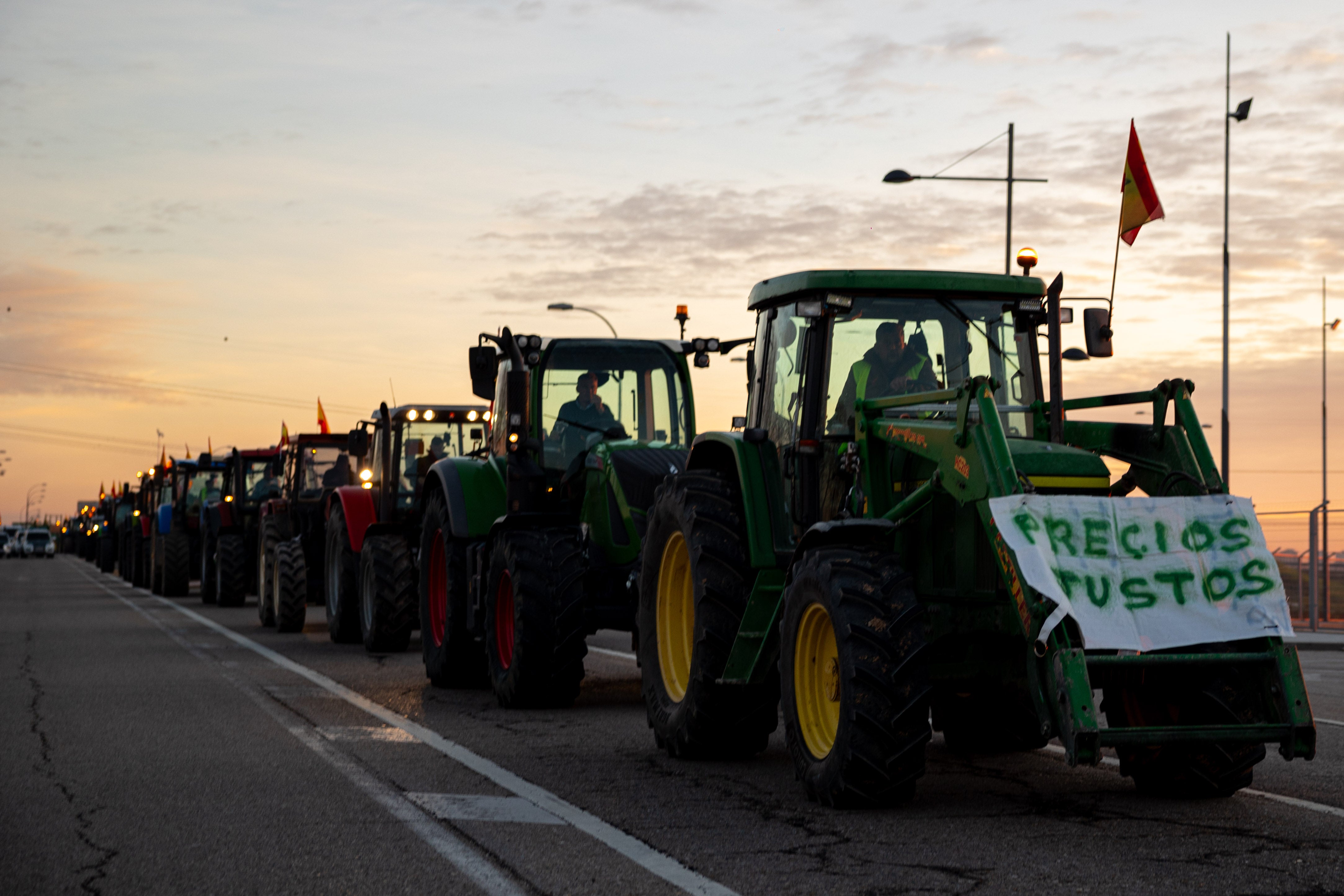 La tractorada de Madrid, en imágenes