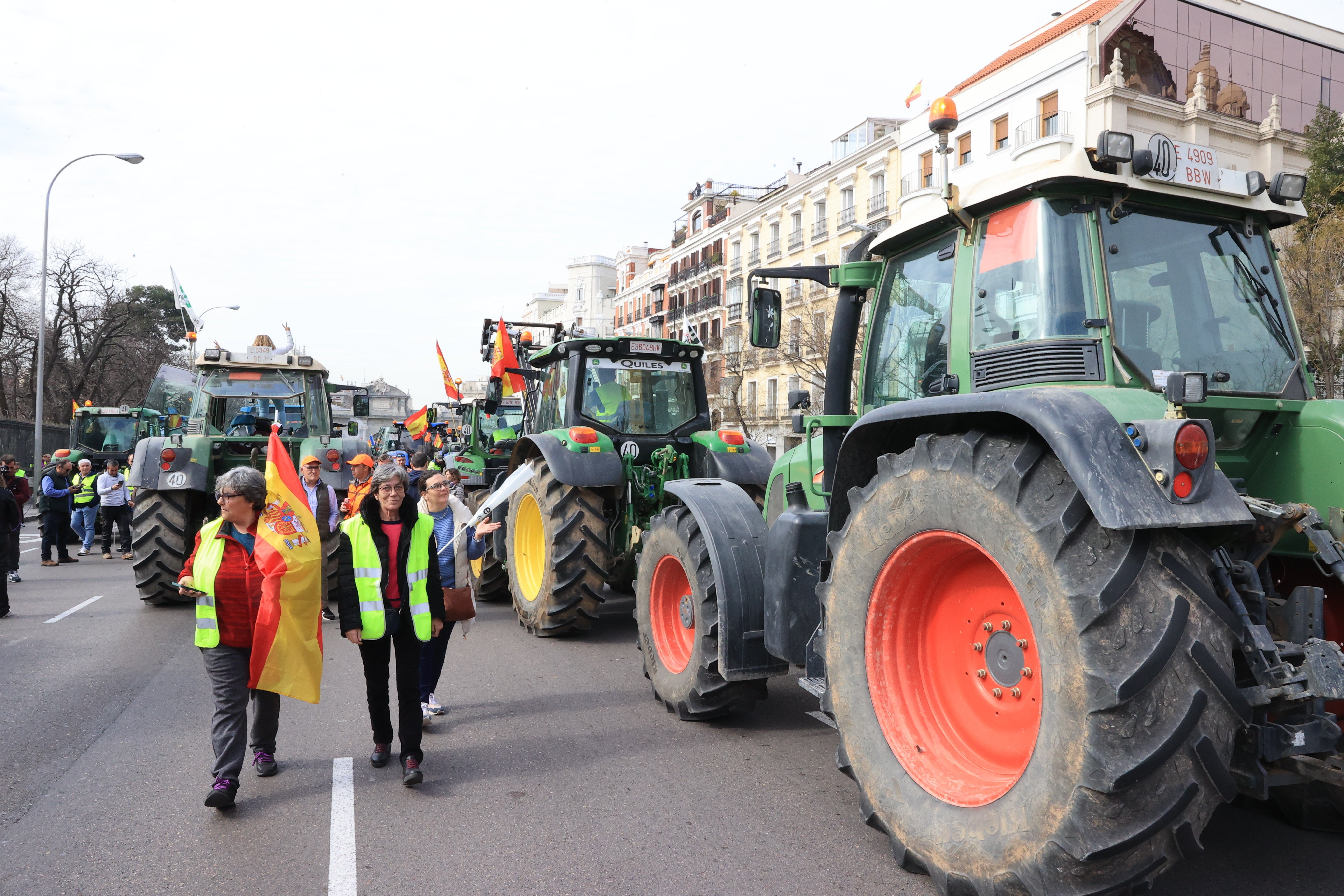 La tractorada de Madrid, en imágenes
