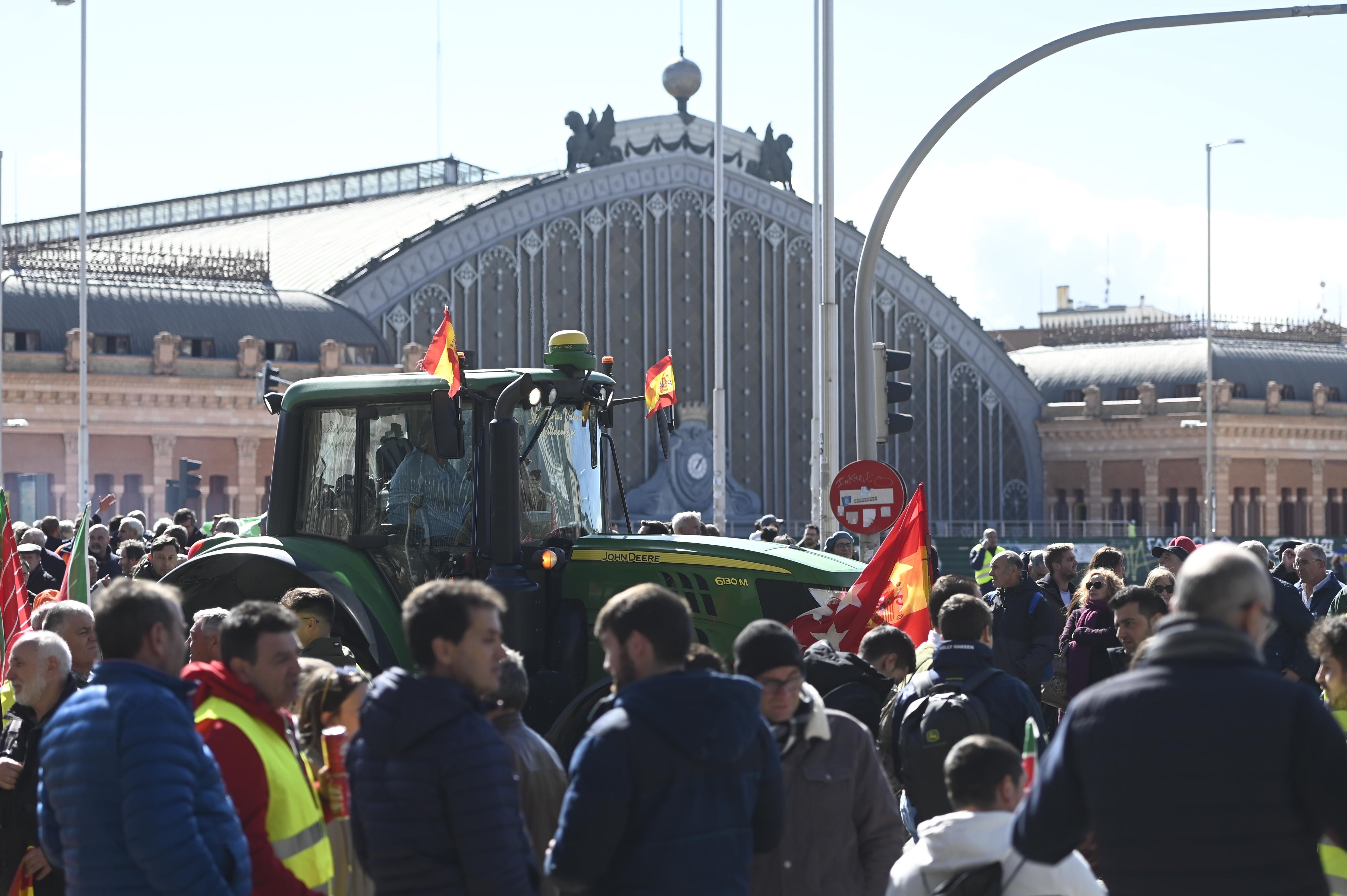 La tractorada de Madrid, en imágenes