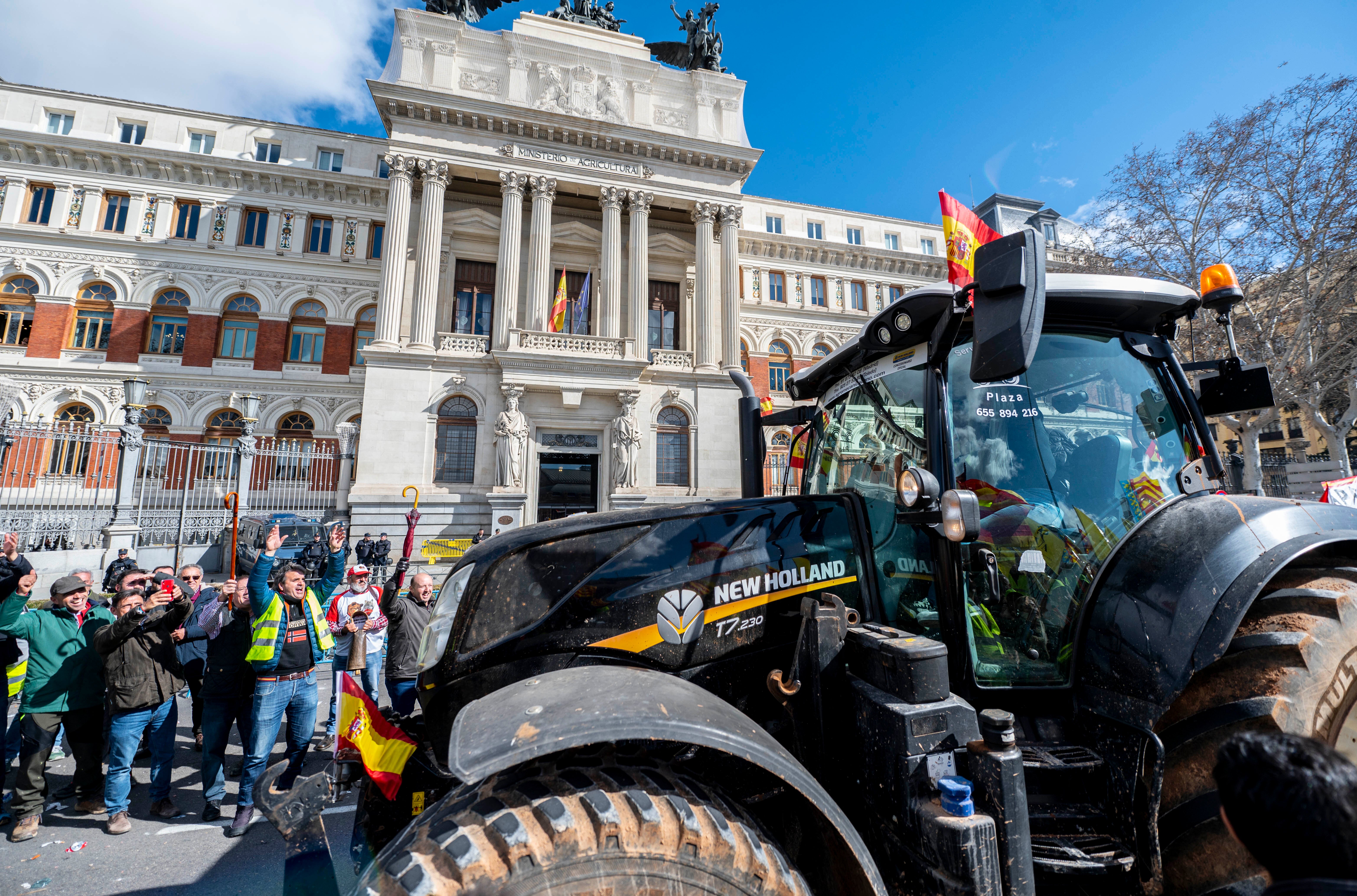 La tractorada de Madrid, en imágenes