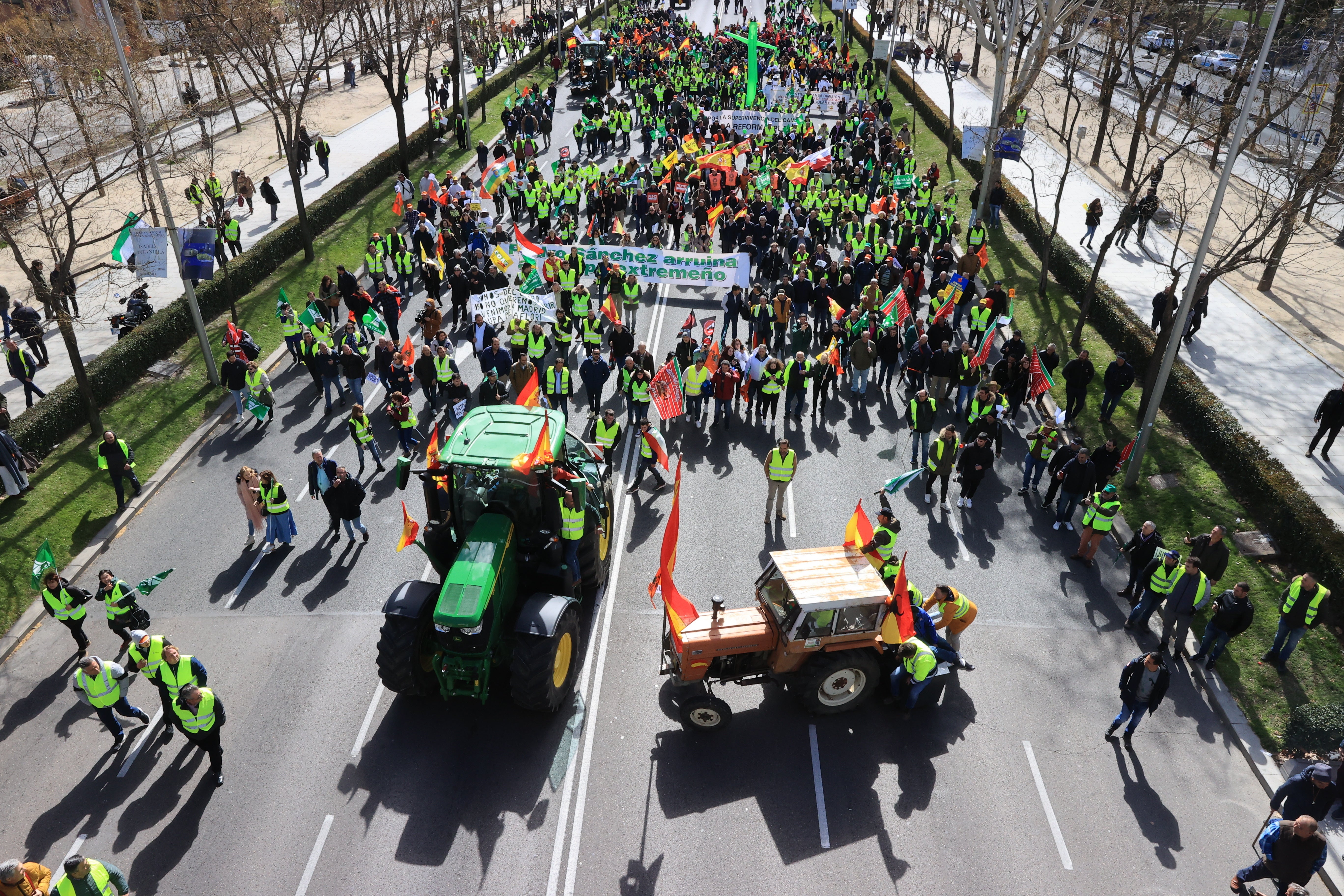 La tractorada de Madrid, en imágenes