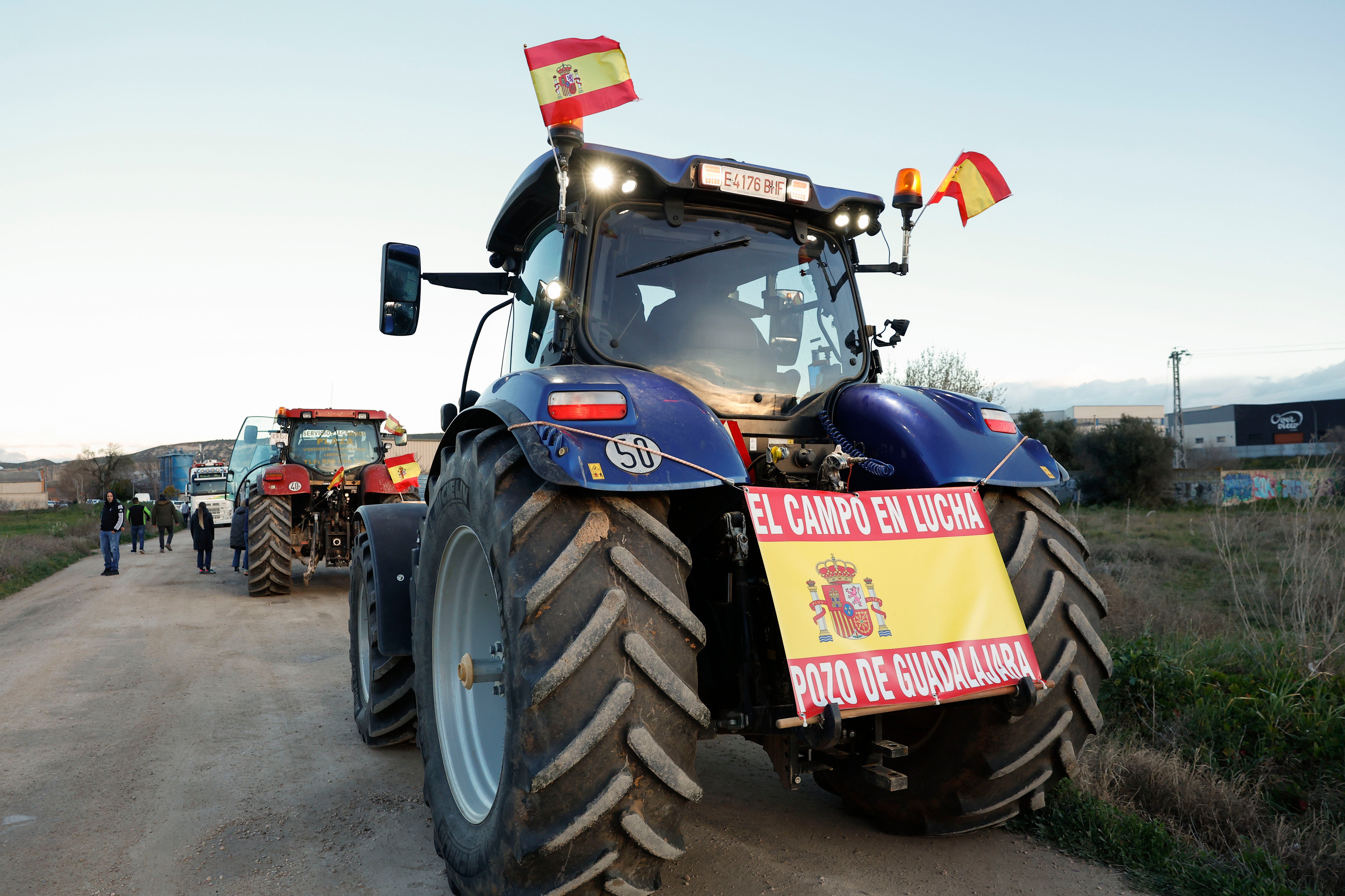 La tractorada de Madrid, en imágenes