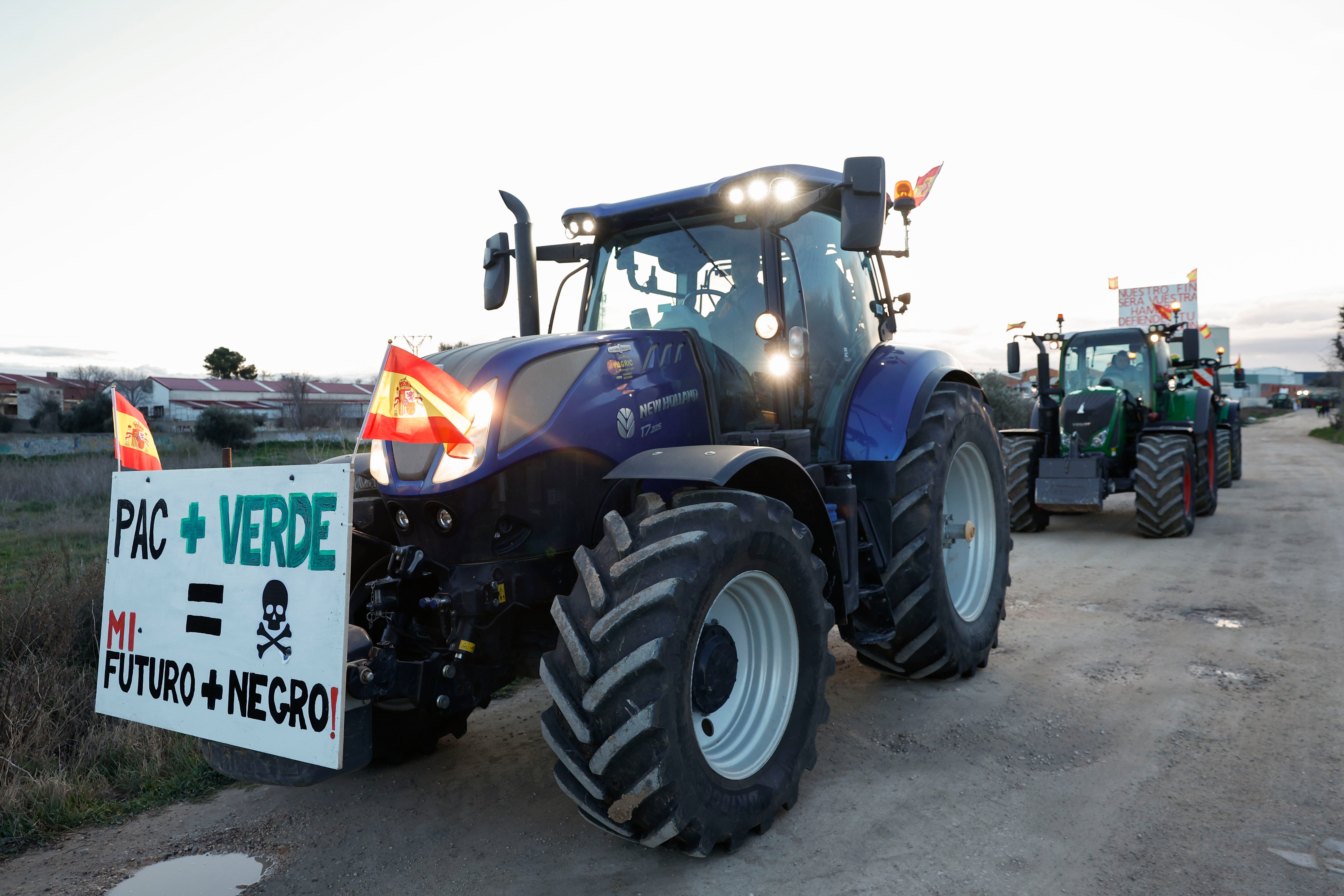 La tractorada de Madrid, en imágenes