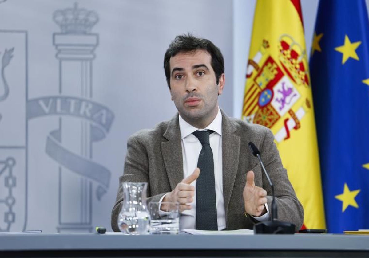 El ministro de Economía, Comercio y Empresa, Carlos Cuerpo