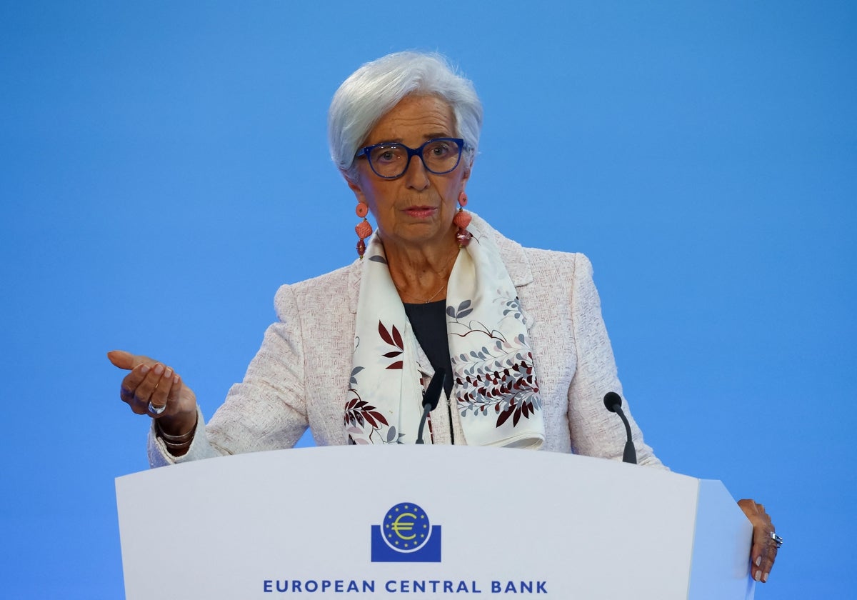 La presidenta del Banco central Europeo, Christine Lagarde