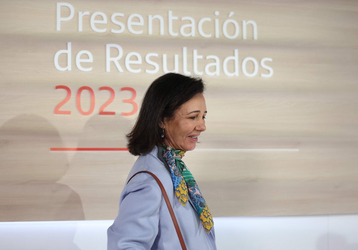 La presidenta del Banco Santander, Ana Botí