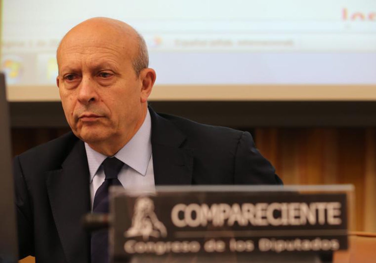 El exministro de Educación, José Ignacio Wert