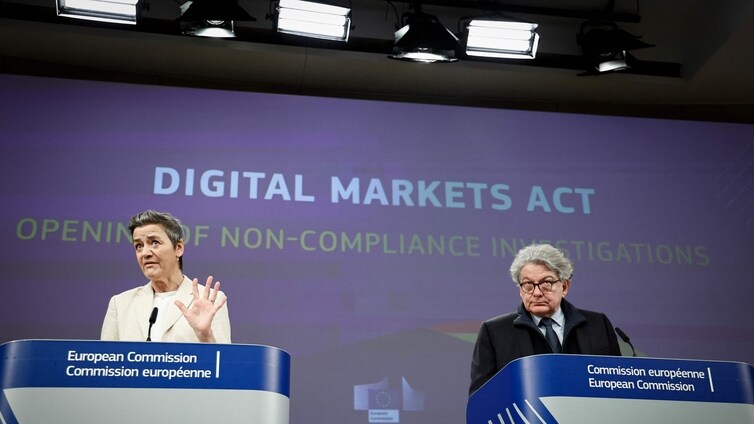 La Comisión Europea investiga a Apple, Amazon, Meta y Google por vulnerar las normas antimonopolio