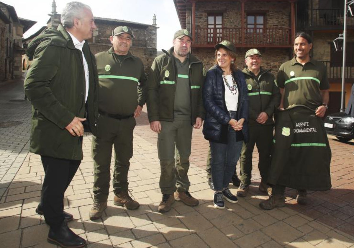 Teresa Ribera, durante una visita las comarcas leonesas del Bierzo y Laciana la semana pasada