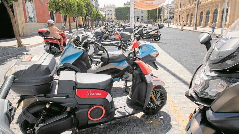 El servicio de motos compartidas de Acciona cuenta con unas 10.000 unidades eléctricas