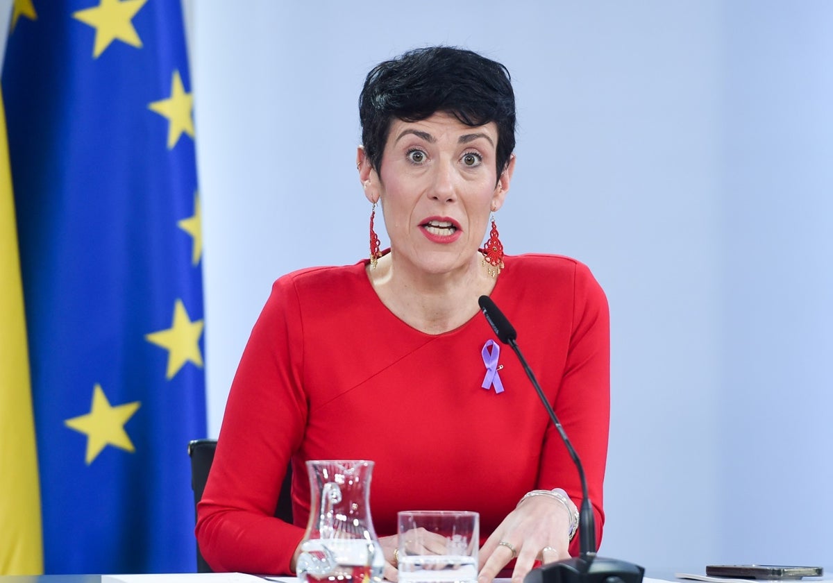 La ministra de Inclusión, Seguridad Social y Migraciones, Elma Saiz