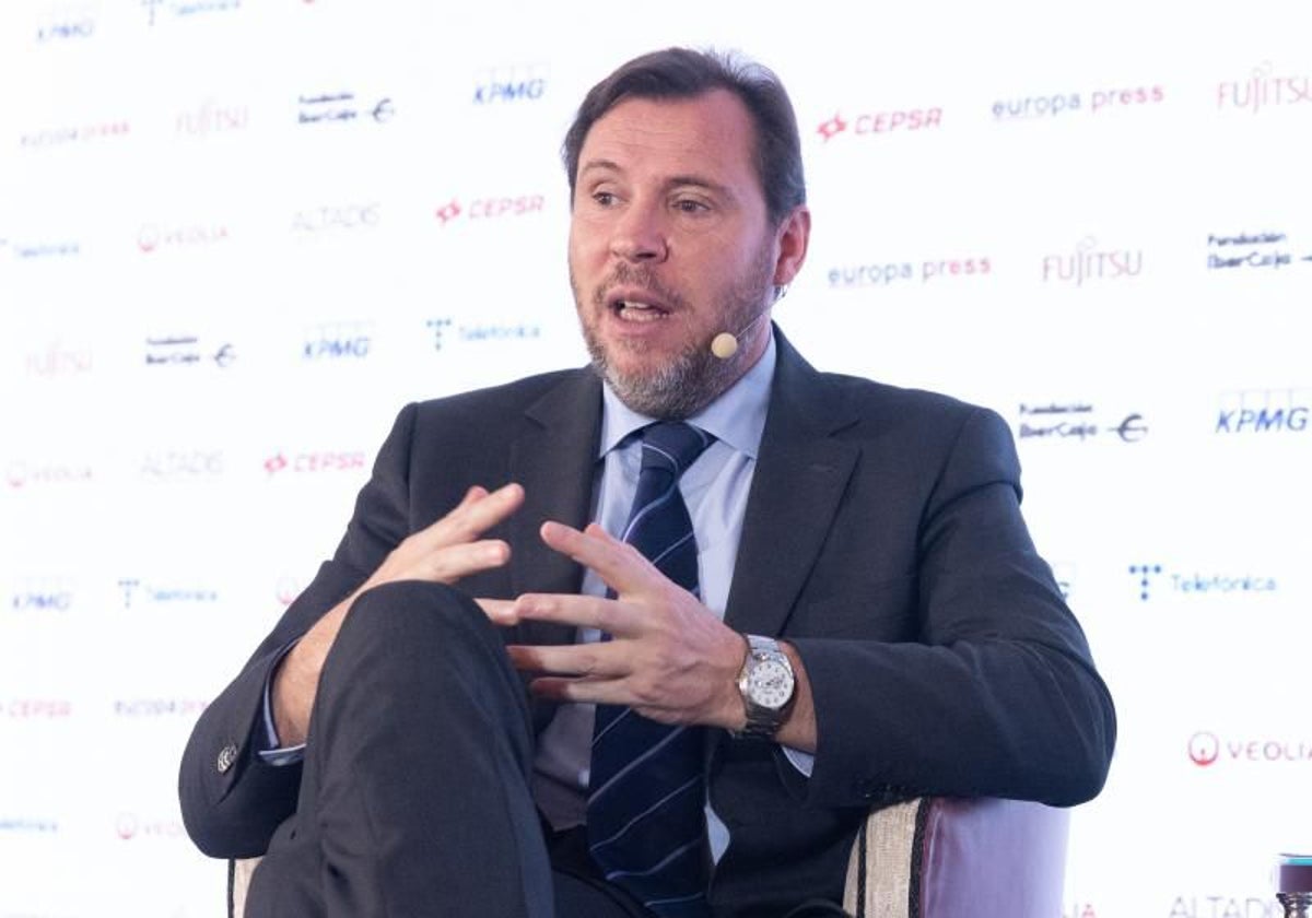 El ministro de Transportes, Óscar Puente