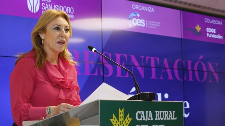 Carolina España, consejera de Economía, Hacienda y Fondos Europeos de la Junta de Andalucía