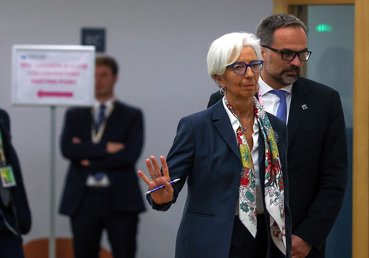 La presidenta del Banco Central Europeo, Christine Lagarde