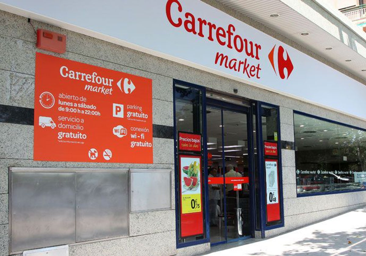 Un supermercado Carrefour Market