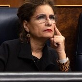 La vicepresidenta primera y ministra de Hacienda, María Jesús Montero, en el Congreso