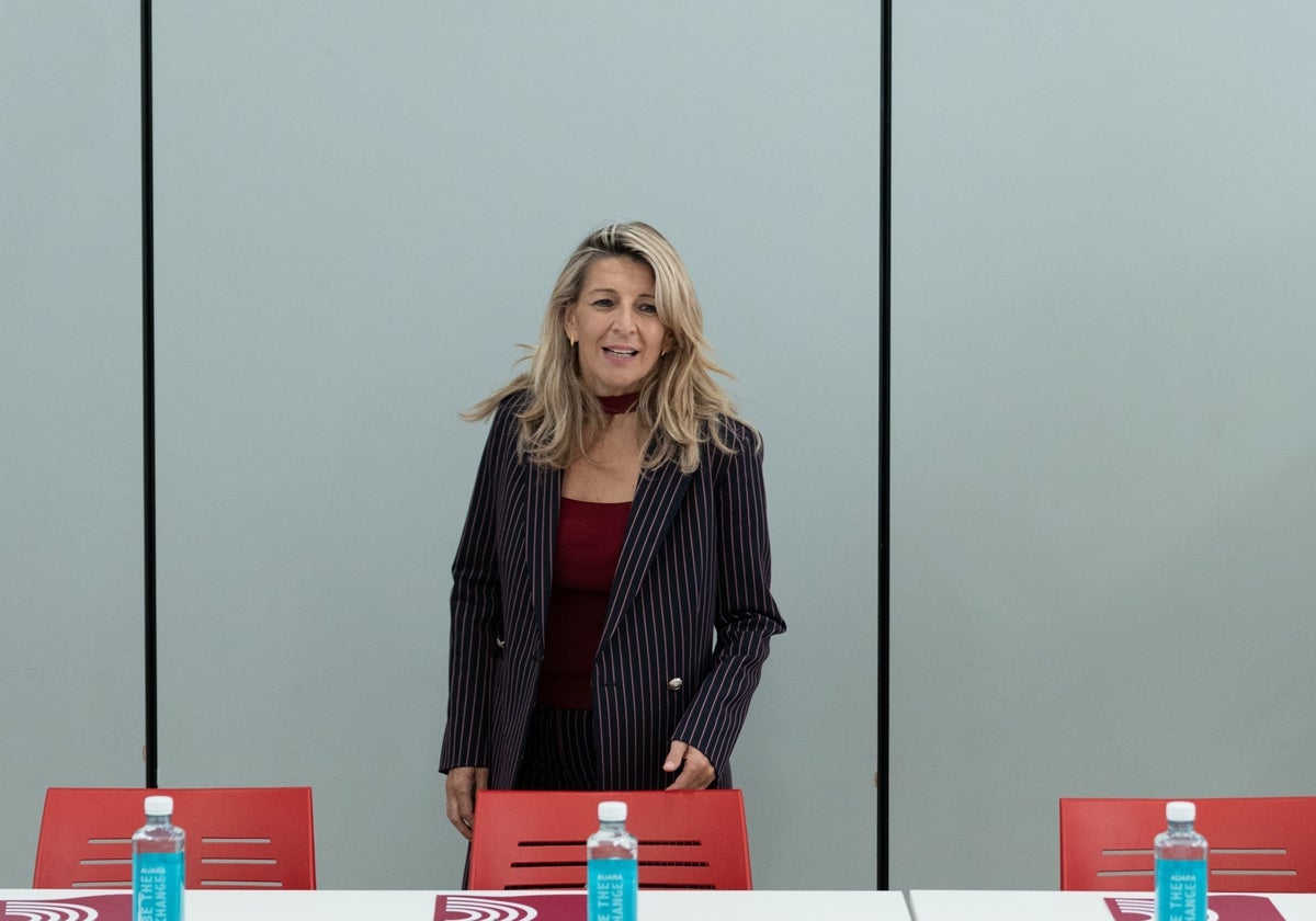 La vicepresidenta del Gobierno y ministra de Trabajo y Economía Social, Yolanda Díaz