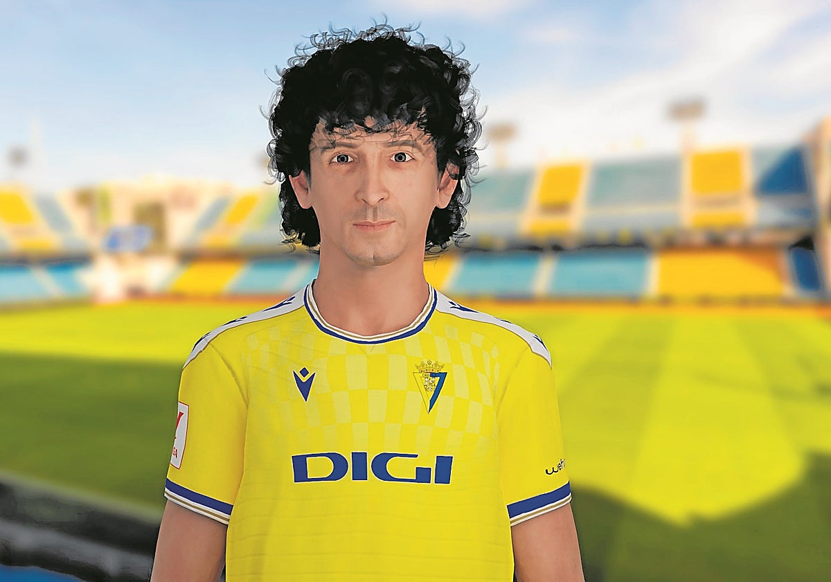 La réplica virtual de Jorge «Mágico» González, vieja gloria del Cádiz FC