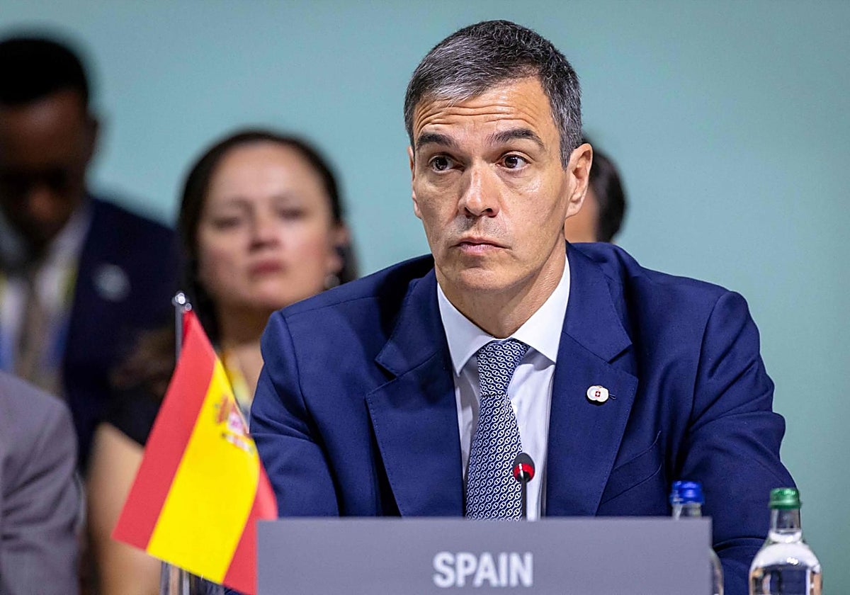 El presidente del Gobierno, Pedro Sánchez