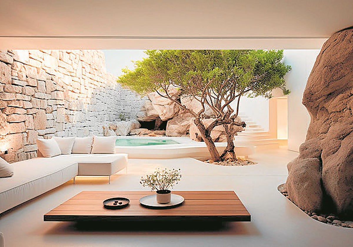 Imagen de un proyecto del estudio Ideas Interiorismo en el que se ha usado IA