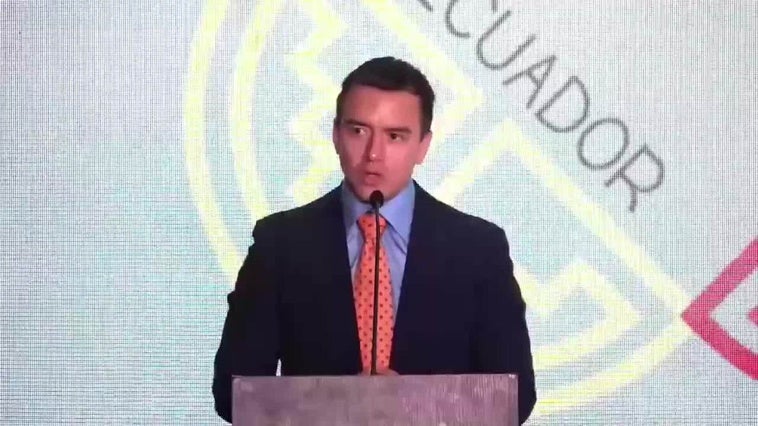 El presidente de Ecuador inaugura el XIII Encuentro Empresarial Andino 2024