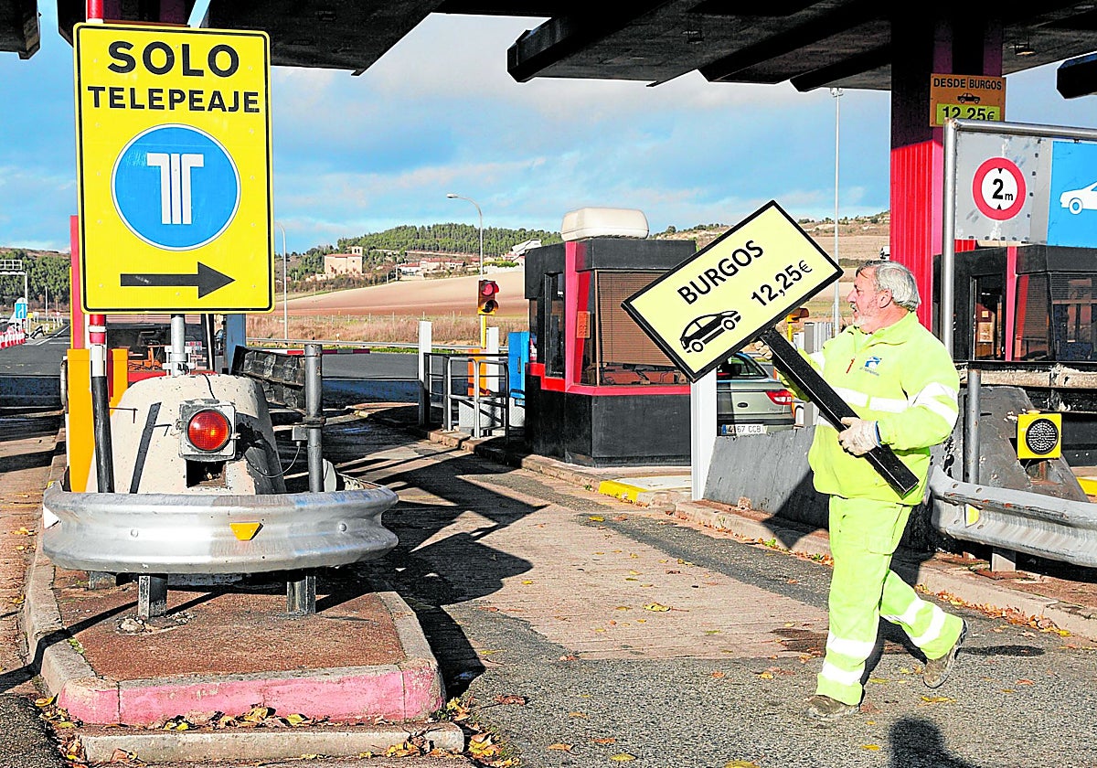 Un peaje en la provincia de Álava