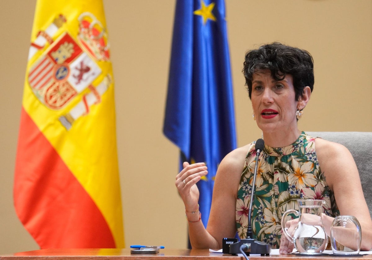 La ministra de Inclusión, Seguridad Social y Migraciones, Elma Saiz