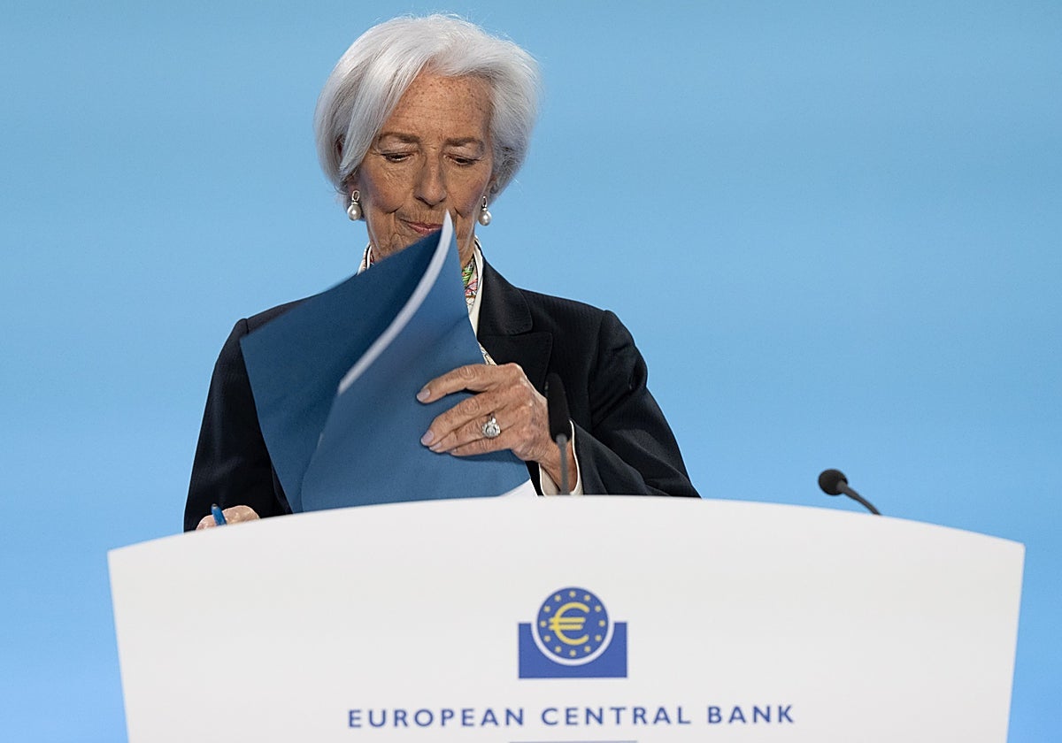 La presidenta del Banco Central Europeo (BCE), Christine Lagarde