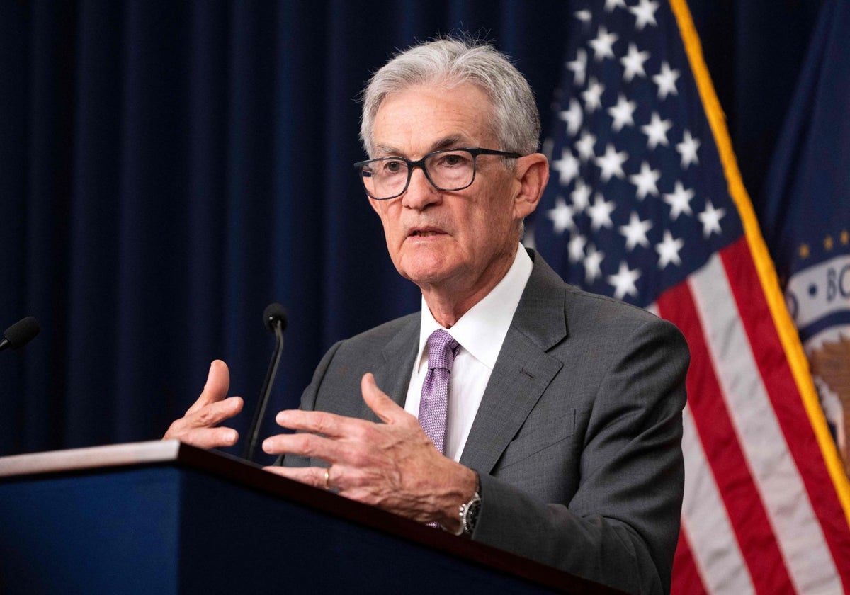 Jerome Powell, presidente de la Reserva Federal de Estados Unidos