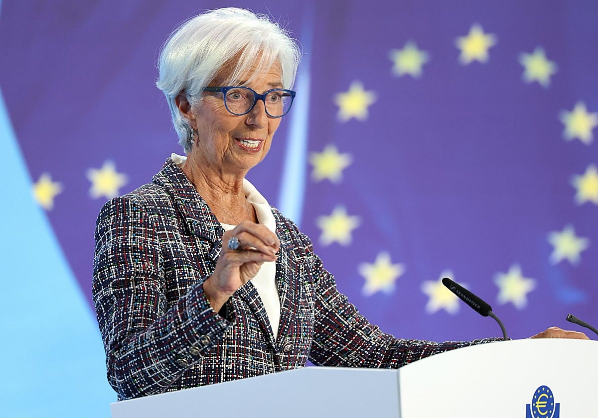 La presidenta del Banco Central Europeo (BCE), Christine Lagarde